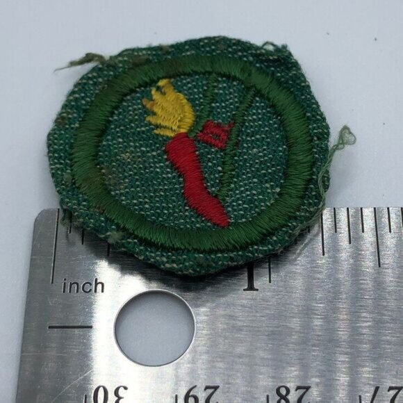 Vintage Girl Scouts Badge Lot of Three 40s-50s Personal Heath Cyclist Dancer - Picture 5 of 5